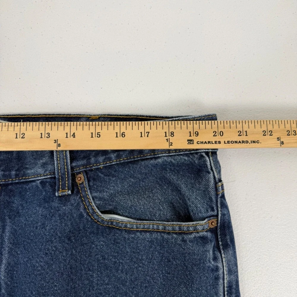 Levis 505 Regular Fit‎ Mens Blue Jeans Straight Leg Medium Wash 40x30 Cotton